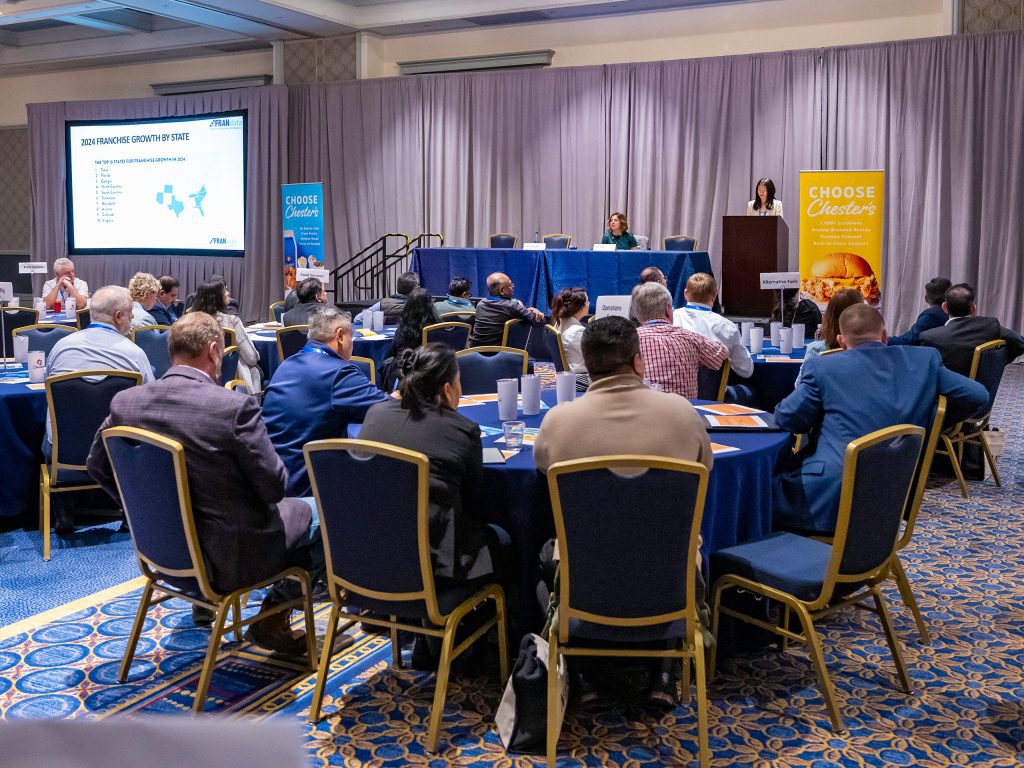 Christina Niu, research director at FRANdata, spoke at Connect on opportunities for travel centers to partner with franchises.